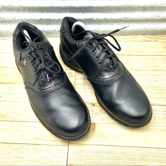 Walter Hagen Shoes Walter Hagen Leather Golf Shoes Black Size 5